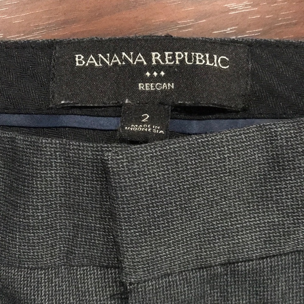 Banana Republic Reegan pant dark gray
